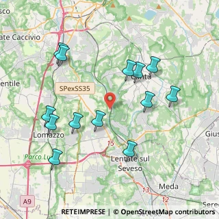 Mappa Via I Maggio, 22063 Cantù CO, Italia (4.15538)