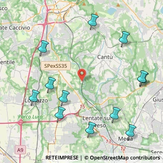 Mappa Via I Maggio, 22063 Cantù CO, Italia (5.45917)
