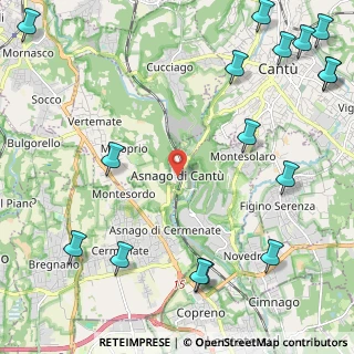 Mappa Via I Maggio, 22063 Cantù CO, Italia (3.29813)