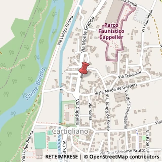 Mappa Via Monte Grappa, 22, 36050 Cartigliano, Vicenza (Veneto)