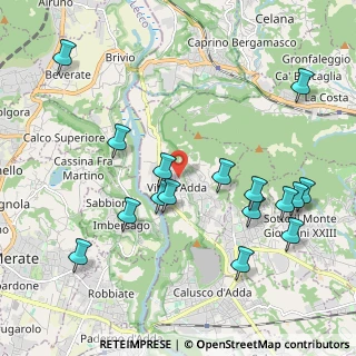 Mappa Via San Giovanni, 24030 Villa d'Adda BG, Italia (2.25438)