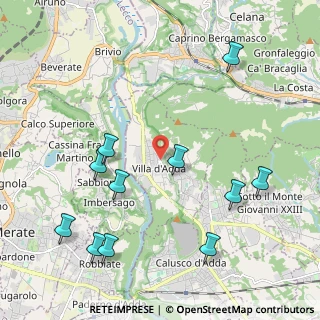 Mappa Via San Giovanni, 24030 Villa d'Adda BG, Italia (2.42)