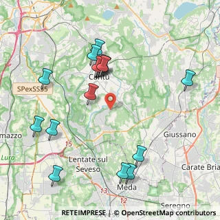 Mappa Via Isonzo, 22060 Figino Serenza CO, Italia (4.38375)
