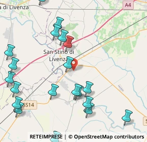 Mappa Via Enrico Berlinguer, 30029 San Stino di Livenza VE, Italia (5.2075)