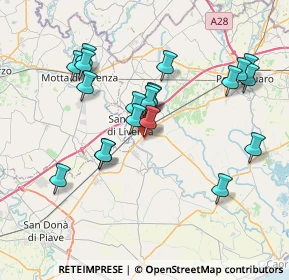 Mappa Via Enrico Berlinguer, 30029 San Stino di Livenza VE, Italia (7.225)