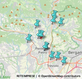 Mappa Via Giuseppe Garibaldi, 24030 Brembate di Sopra BG, Italia (3.17333)