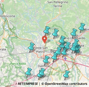 Mappa 24030 Valbrembo BG, Italia (8.948)