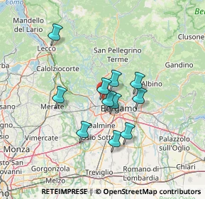 Mappa 24030 Valbrembo BG, Italia (10.53818)
