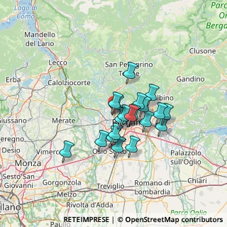 Mappa 24030 Valbrembo BG, Italia (9.765)