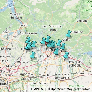 Mappa 24030 Valbrembo BG, Italia (9.5225)