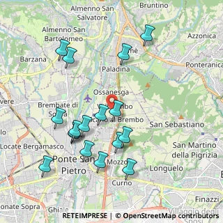Mappa 24030 Valbrembo BG, Italia (2.04235)