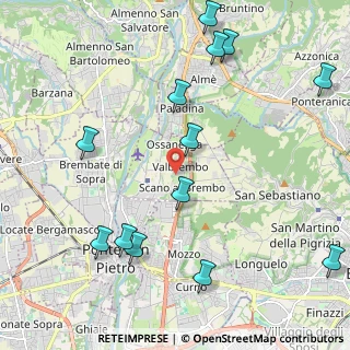 Mappa 24030 Valbrembo BG, Italia (2.58538)