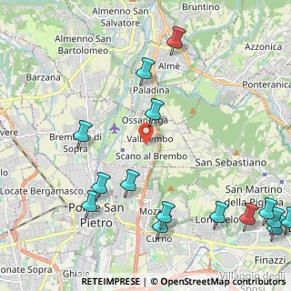 Mappa 24030 Valbrembo BG, Italia (2.95)