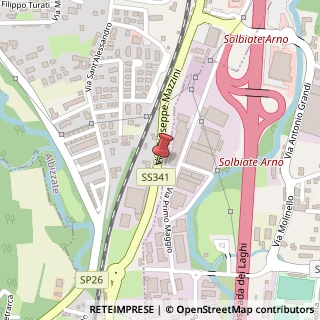 Mappa Via Giuseppe Mazzini, 4, 21041 Albizzate, Varese (Lombardia)