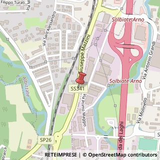 Mappa Via Giuseppe Mazzini, 2, 21041 Albizzate, Varese (Lombardia)