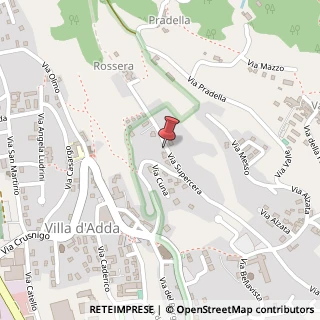 Mappa Via Supercera, 20, 24030 Villa d'Adda, Bergamo (Lombardia)