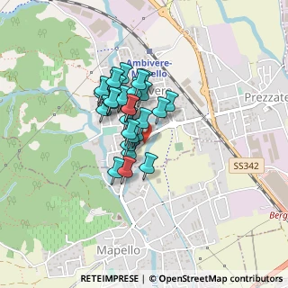 Mappa Via G. Mazzini, 24030 Ambivere BG, Italia (0.275)