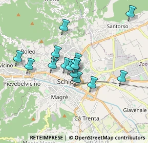 Mappa Via Don Francesco Faccin, 36015 Schio VI, Italia (1.44214)