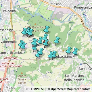 Mappa Via Fontana, 24129 Bergamo BG, Italia (0.73182)