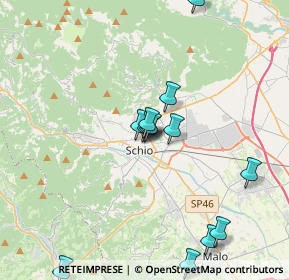 Mappa Via Rompato Romana, 36015 Schio VI, Italia (3.70385)