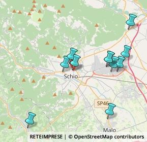 Mappa Via Rompato Romana, 36015 Schio VI, Italia (4.00818)