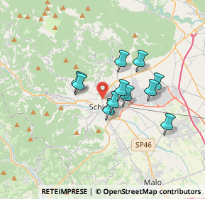 Mappa Piazza Almerigo da Schio, 36015 Schio VI, Italia (2.55182)