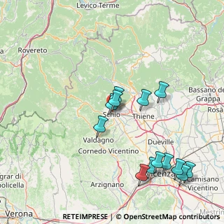 Mappa Piazza A. da Schio, 36015 Schio VI, Italia (16.92846)