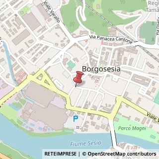 Mappa Via Gaudenzio Ferrari, 47, 13011 Borgosesia, Vercelli (Piemonte)
