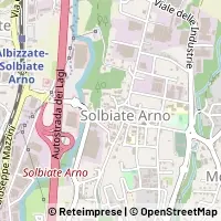 Mapa Solbiate Arno