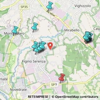 Mappa Via Meucci, 22060 Figino Serenza CO, Italia (1.2385)
