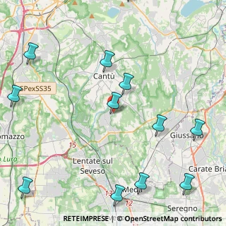 Mappa Via Fermi, 22060 Figino Serenza CO, Italia (5.83)