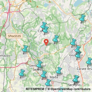 Mappa Via Meucci, 22060 Figino Serenza CO, Italia (6.619)