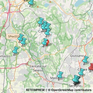 Mappa Via Meucci, 22060 Figino Serenza CO, Italia (6.167)