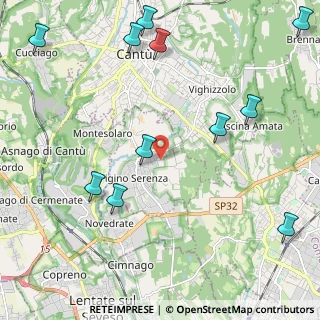 Mappa Via Meucci, 22060 Figino Serenza CO, Italia (2.80182)