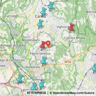 Mappa Via Meucci, 22060 Figino Serenza CO, Italia (3.11091)