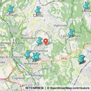 Mappa Via Meucci, 22060 Figino Serenza CO, Italia (2.94636)