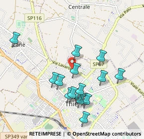 Mappa Via Torre, 36016 Thiene VI, Italia (0.91733)