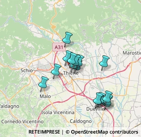 Mappa Via Torre, 36016 Thiene VI, Italia (5.99063)