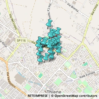 Mappa Via Sile, 36016 Thiene VI, Italia (0.20741)