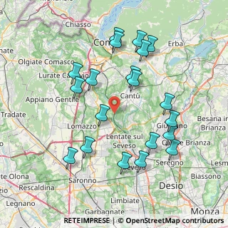 Mappa Via G. Mameli, 22063 Cantù CO, Italia (7.965)