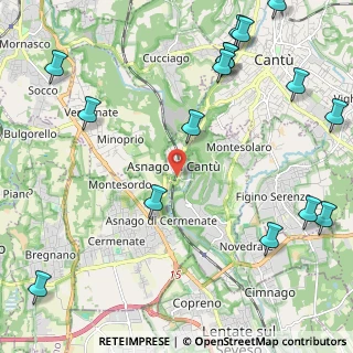 Mappa Via G. Mameli, 22063 Cantù CO, Italia (3.0575)