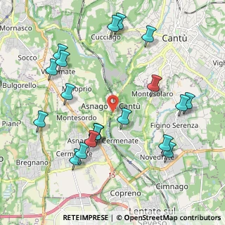 Mappa Via G. Mameli, 22063 Cantù CO, Italia (2.2685)