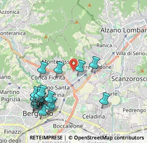 Mappa Via Marzanica, 24124 Bergamo BG, Italia (2.346)