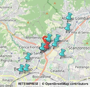 Mappa Via Marzanica, 24124 Bergamo BG, Italia (1.57)