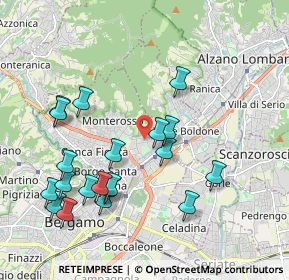 Mappa Via Marzanica, 24124 Bergamo BG, Italia (2.0895)