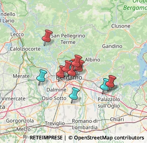 Mappa Via Marzanica, 24124 Bergamo BG, Italia (9.69667)