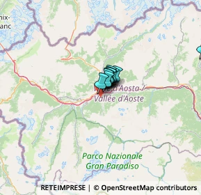 Mappa 11020 Gressan AO, Italia (8.46917)