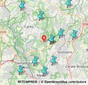 Mappa C.se, 22066 Mariano Comense CO, Italia (4.55636)