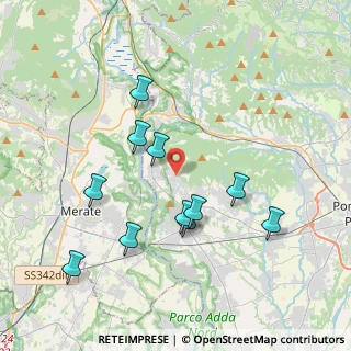Mappa Via Alzata, 24030 Villa D'adda BG, Italia (3.74273)
