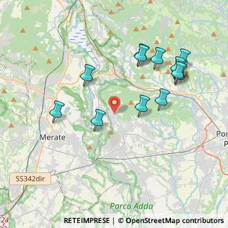 Mappa Via Alzata, 24030 Villa D'adda BG, Italia (4.11231)